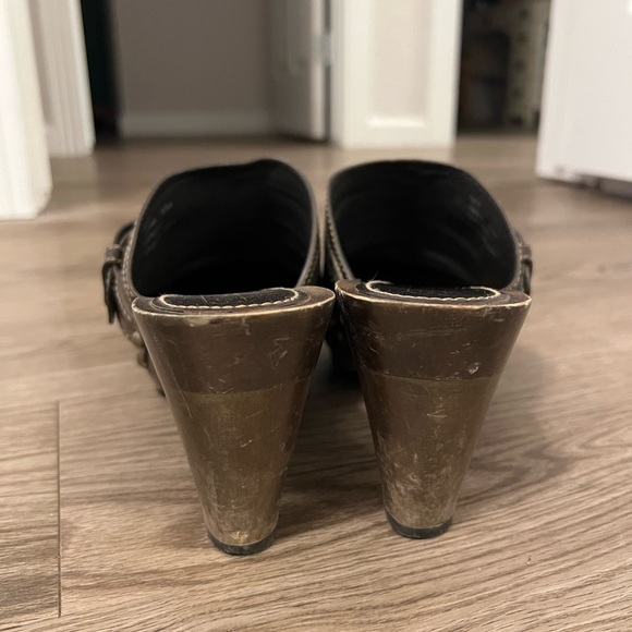 Multicolor COACH patchwork mules - Picture 3 of 6